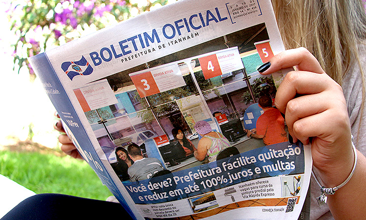 Boletim Oficial 419 destaca como contribuinte pode quitar suas dívidas com a Prefeitura