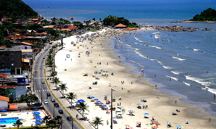 Praia do Sonho - Vista aérea