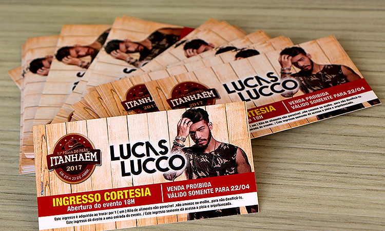 Ingressos - Show do Lucas Lucco